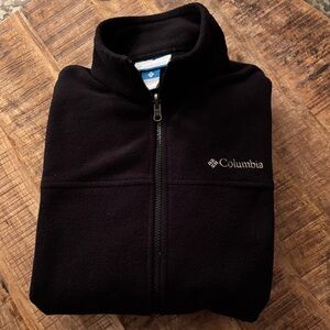 Columbia Black Full-Zip Fleece Jacket